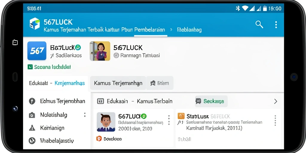 Screenshot menampilkan antarmuka pengguna 567LUCK yang informatif dan mudah digunakan.