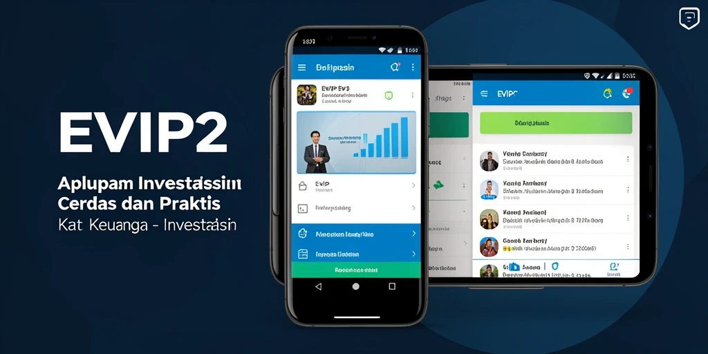 Antarmuka aplikasi EVIP2 yang modern dan mudah digunakan.
