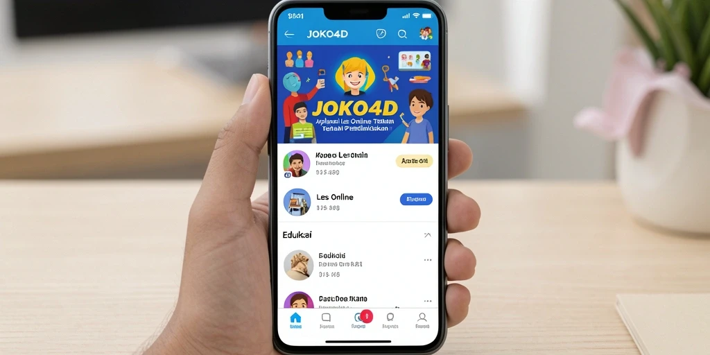 Antarmuka pengguna JOKO4D yang intuitif dan mudah digunakan.