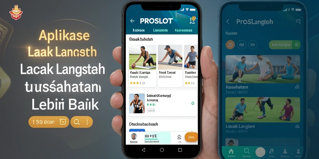 Tampilan antarmuka PROSLOT menampilkan statistik langkah yang jelas dan interaktif.
