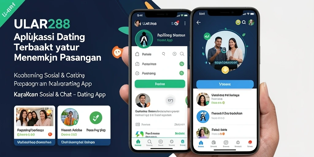 Antarmuka ULAR288 menampilkan fitur pencarian dan chat yang menarik.